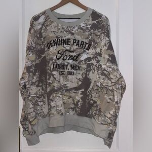 Ford Genuine Parts Camo Crewneck Sweatshirt